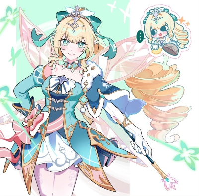 薇斯纳 画师推：CIRIIN1
来源@原神梗图大赏