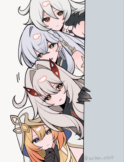 【生】【死】【时】【空】 原神
画师推suisan_0105 来源@原神梗图大赏