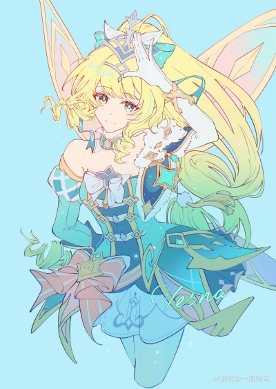 薇斯纳 画师 米：一般狗勾
来源@原神梗图大赏
