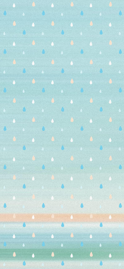 雨滴手机壁纸
图源小红地瓜：趙小姐 美学Studio