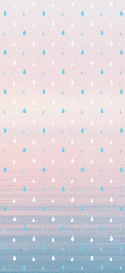雨滴手机壁纸
图源小红地瓜：趙小姐 美学Studio