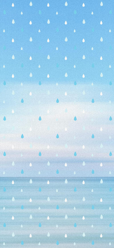 雨滴手机壁纸
图源小红地瓜：趙小姐 美学Studio