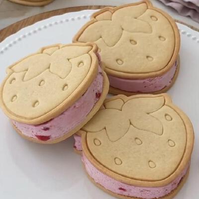 可爱萌物饼干
