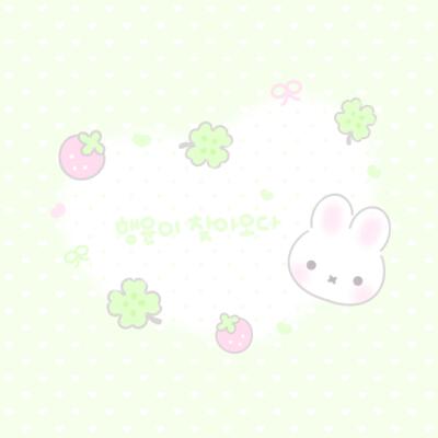 可爱背景图
原画师小红地瓜：漂流小兔