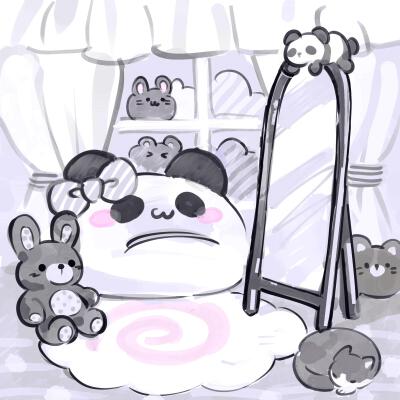 可爱背景图
图源小红地瓜画师：熏味火锅