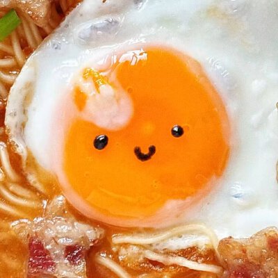 可爱萌物煎蛋