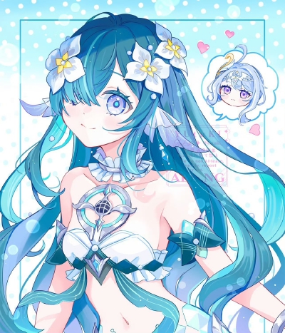 沃雅妮莎 推：yutuki_
来源，@原神梗图大赏