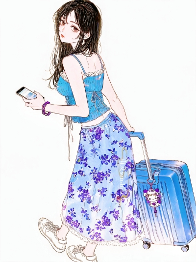 You are my sunshine!
#女生穿搭插画#服设 # 时尚百万新星计划#行走的漫画少女