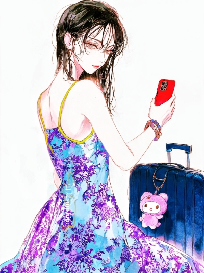 You are my sunshine!
#女生穿搭插画#服设 # 时尚百万新星计划#行走的漫画少女