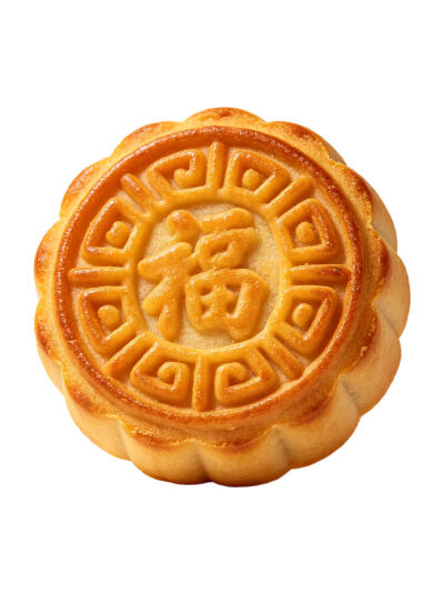 月饼白底头像