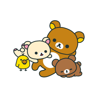 自制轻松熊抠图自制头像+轻松熊抠图自制透明底贴纸素材