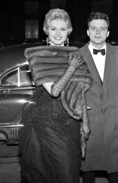 Brigitte Bardot at the premiere of En cas de malheur (Love Is My Profession), Paris, 21 January 1958.