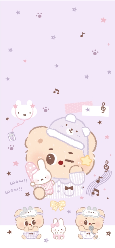 甜眠小动物壁纸