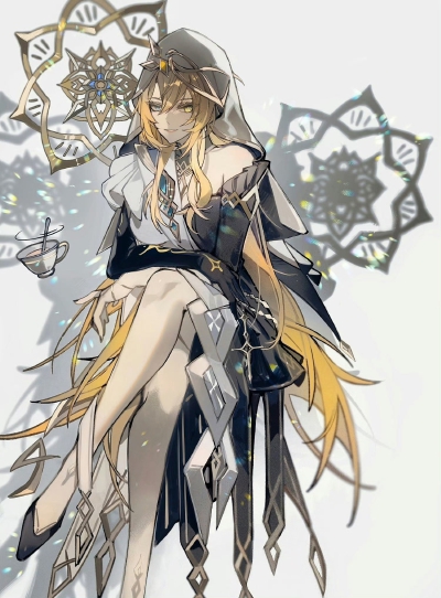 莱茵多特 画师推：Glowing_DK
来源@原神梗图大赏