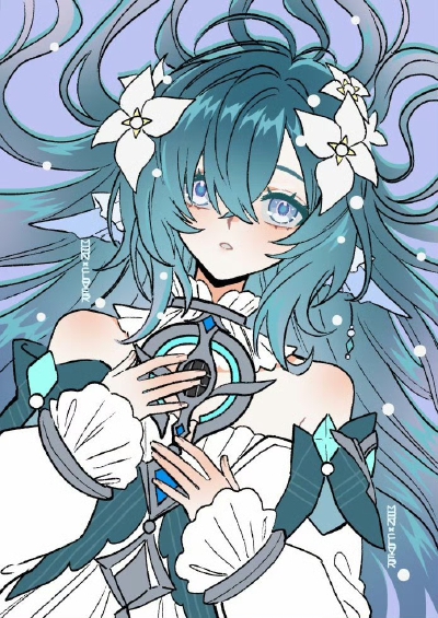 沃雅妮莎 画师推：moonclovermello
来源@原神梗图大赏