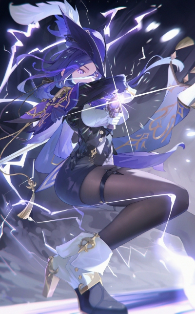 克洛琳德 画师推：qiufeng251
来源@原神梗图大赏