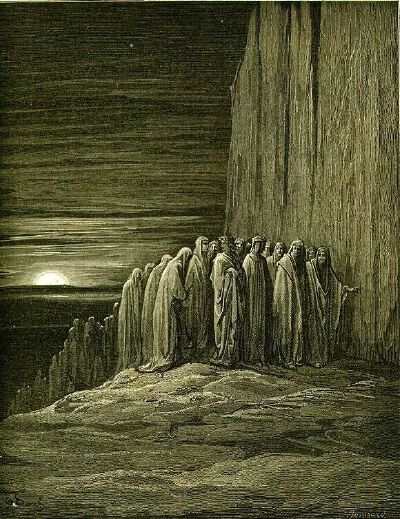 ▲《净界第四层：惩惰》（1857）法国画家古斯塔夫·多雷 作私人收藏