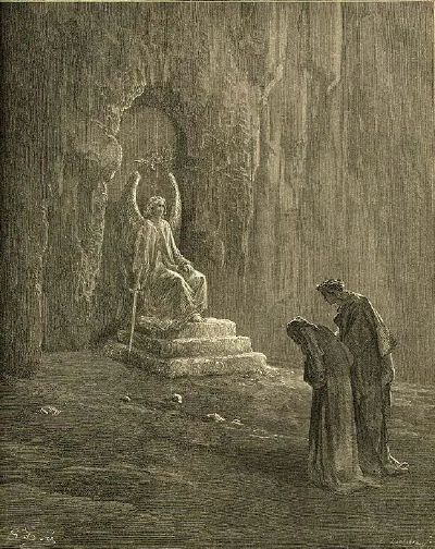 ▲《但丁和维吉尔来到净界之门》（1857）
法国画家古斯塔夫·多雷 作
私人收藏
