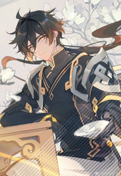 钟离 原神
画师见水印