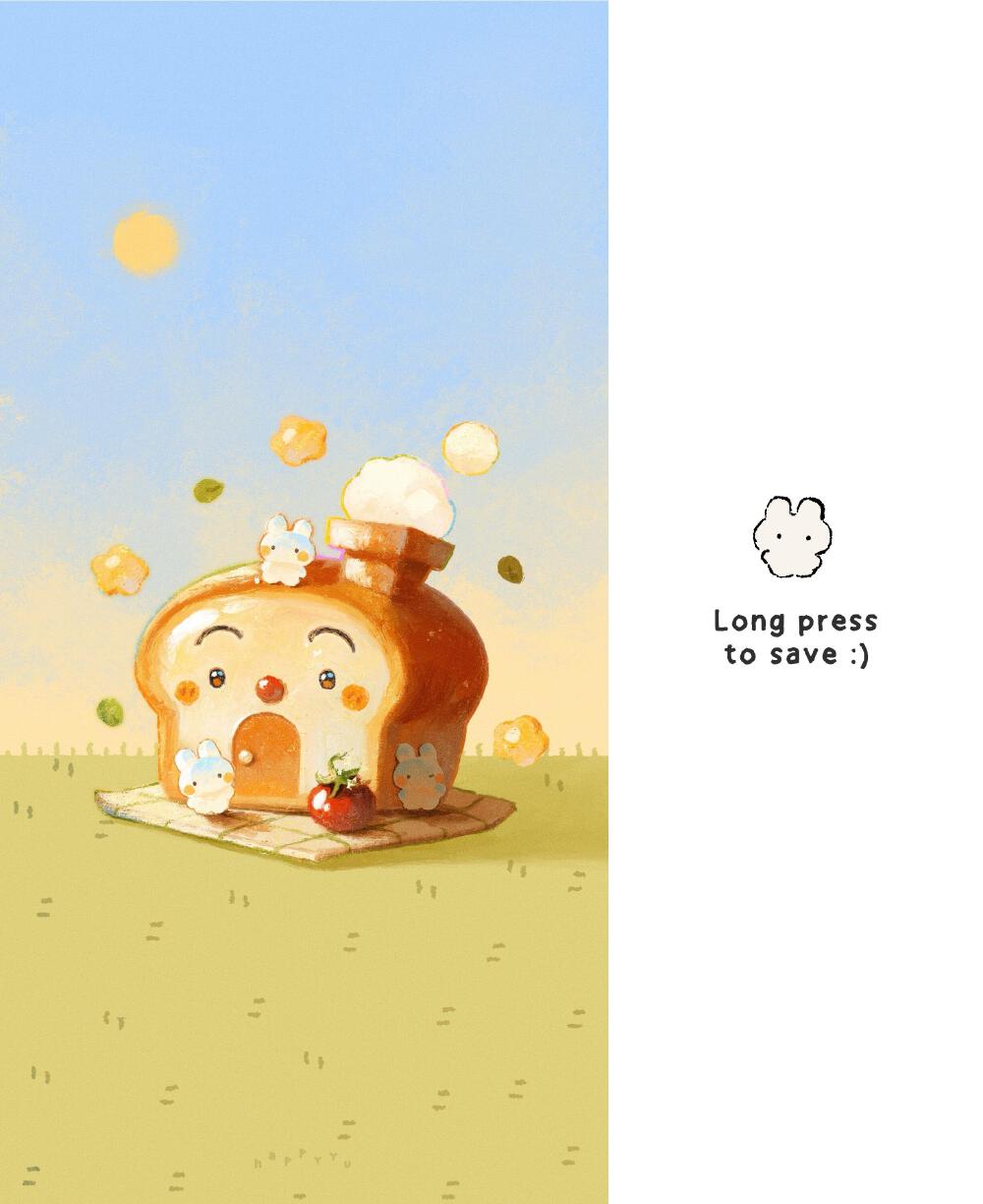 可爱梦幻小动物插画壁纸（需要自行裁剪）
原画师gummyy.y
小红地瓜Gummy