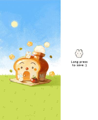 可爱梦幻小动物插画壁纸（需要自行裁剪）
原画师gummyy.y
小红地瓜Gummy