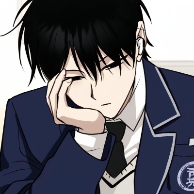来源：Pin
编辑：混图
动漫男头Δ