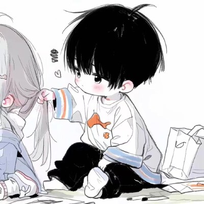 卡通情侣头像