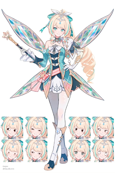 薇斯纳 画师推：Rswifhand
搬运@原神梗图大赏