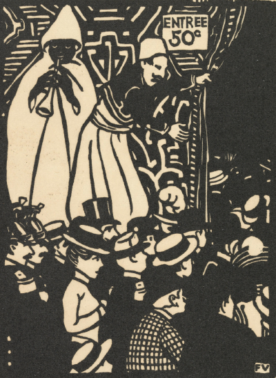 Rue du Caire,1900,
Woodcut in black on wove paper,25.3x16.3cm
