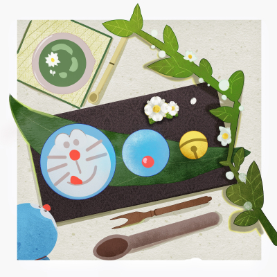 哆啦A梦创意和菓子