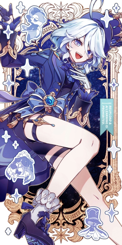 芙宁娜 画师推：omom080
搬运@原神梗图大赏