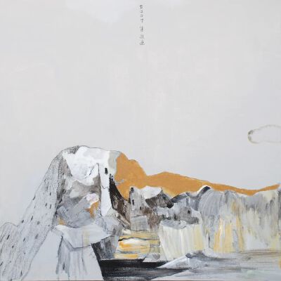 《天池.2》朱进- 100cm X 100cm  2007