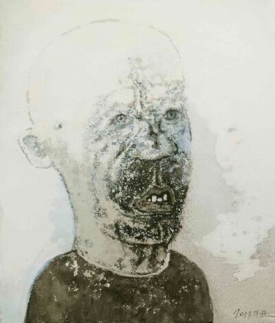 《宅男之一》朱进- 50cm X 60cm  2013