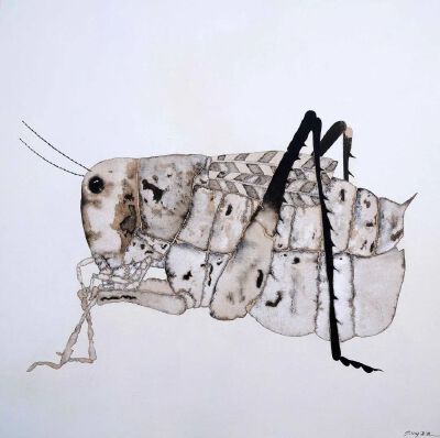 《大虫.9》朱进- 200cm X 200cm  2009