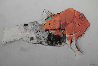 《大鱼之四》 朱进-200cm X 300cm  2016