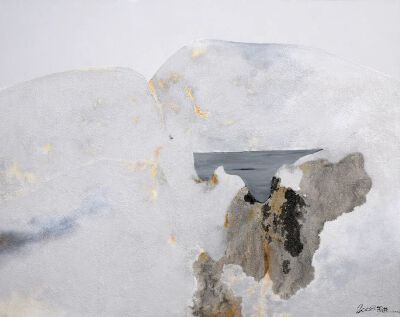 《天池.3》 朱进-140cm X 160cm 2008