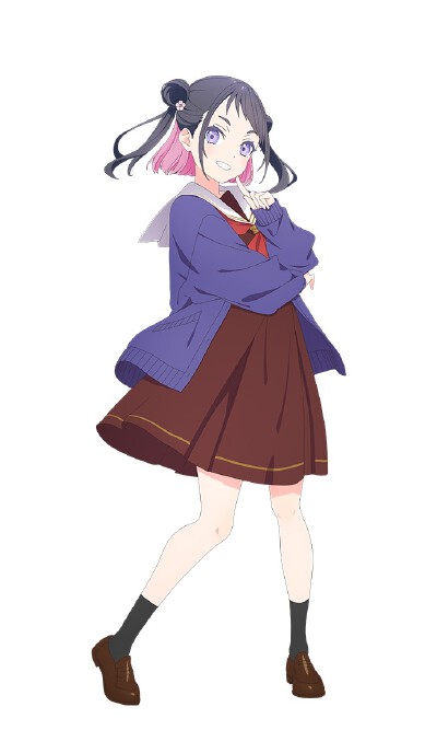 【莲之空106期成员介绍——紫轮美音】
紫轮美音(CV.汤浅香苗）所属小组：???
年级：高中一年级
生日：1月27日
身高：156cm
兴趣：制造惊喜、以及为此默默做好准备
特长：魔术、华丽的演出
莲之空女学院的一年级生。
…
