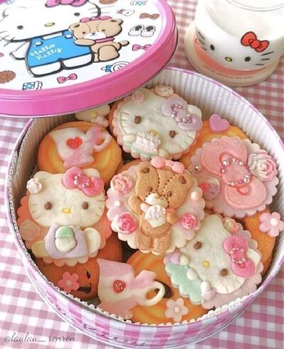 可爱甜品饼干