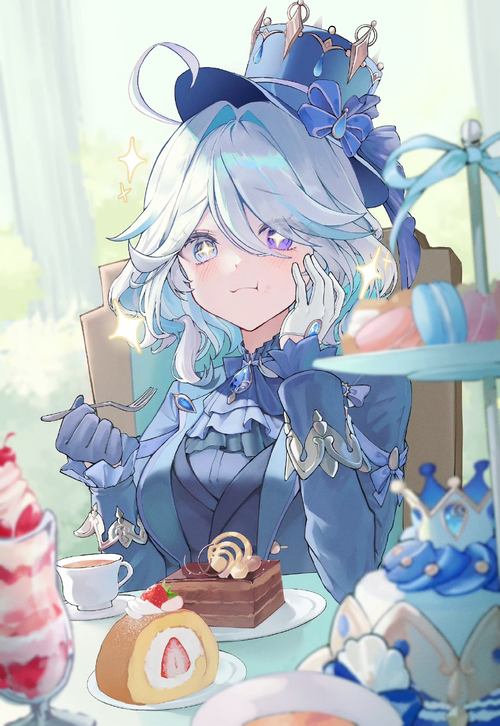 芙宁娜 画师推：_pport
搬运@原神梗图大赏