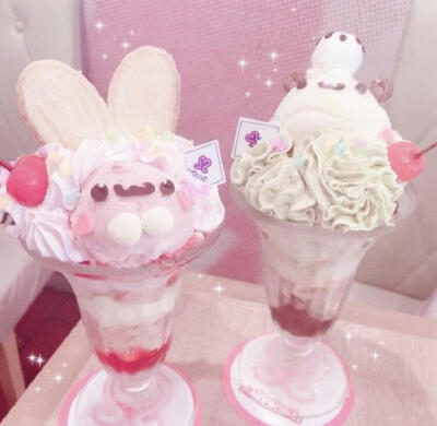 可爱萌萌芭菲甜品