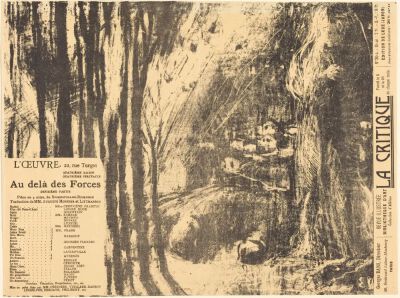 Au-delà des forces humaines,1897,Lithograph in black on wove paper,23.9x31.9cm