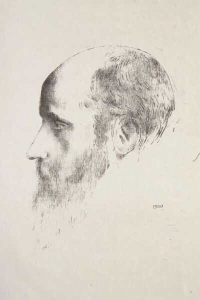 Pierre Bonnard,1902,Lithograph in black on light gray chine,14.5×12.3cm