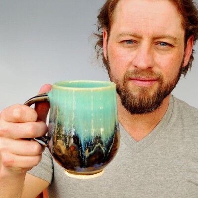 Man Handle Mug or Beer Stein Farmhouse Morning by OneClayBead <a class='shortlnk' href='/s/13d91b4ac' target='_blank' title='http://www.etsy.com/listing/70602654/man-handle-mug-or-beer-stein-farmhous…