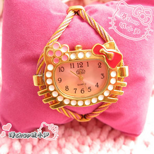 HELLO KITTY 可爱kitty腕表<br /><a class='shortlnk' href='/s/065a6ebb2' target='_blank' title='http://item.taobao.com/item.htm?id=7598956183'>http://duitang.com/s/065a6ebb2</a>