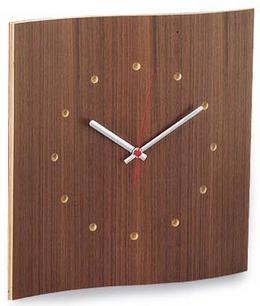 Wavy Wood Clock - 材料看上去不错，80元~~<a class='shortlnk' href='/s/0400369d' target='_blank' title='http://www.mollaspace.com/shop/timepiece/wavy-wood-clock.html'>http://duitang.com/s/0400369d</a>