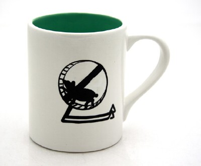 LennyMud手绘主题杯<a class='shortlnk' href='/s/01bc3ce76' target='_blank' title='http://www.etsy.com/listing/69004724/hamster-wheel-mug-great-for-the-office'>http://duitang.com/s/01bc3ce76</a>