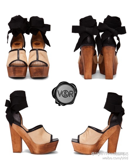 VIKTOR & ROLF Ribbon Tie Heels