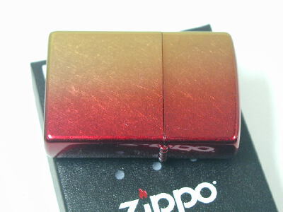 ZIPPO 风中女郎windy 红色黄色渐变