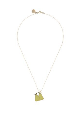 Iconic Pear Pendant Necklace 喜欢这个吊坠，猜猜是什么形状的？