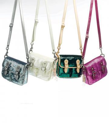 Coach Sequin Field Crossbody多色珠片单肩背包